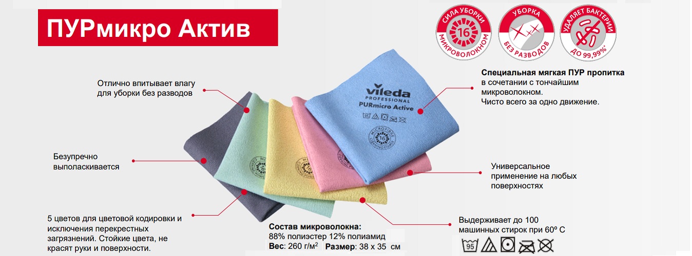 Салфетка ПУРмикро Актив - PURmicro