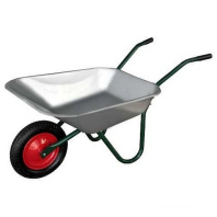 Тачка садовая 1- колёсная  WB 6204  65л/цинк. грузопод. 120кг, пневм. колесо 3,25"х8"  арт.0814000