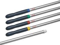 VILEDA Усиленная алюминиевая ручка, металлик, 150 см 1/10, арт.506271 (111533)