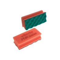 Губка Профи с системой ПурАктив, красный, 6,3x14 см 1/10, арт. 123112