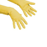 Vileda Резиновые перчатки многоцелевые жёлтые ХL 1/10, арт.174377 старый 102591