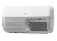 Диспенсер для туалетной бумаги в стандартных рулонах белый, T4,  1/8 арт.557000-60