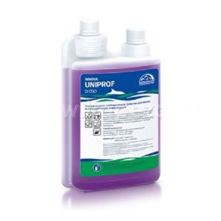 Dolphin Imnova UniProf 1л (дозатор) Малопенное слабощелочное средство для мойки всех водостойких поверхностей. ph 8. 1/9 арт.D050-1д