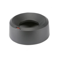 Ирис крышка для контейнера воронкообразная круглая черная, черный, 38х15 1/1, арт. 137668