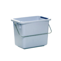 Ведро с цветовым кодированием, серый, 6 л 1/1, арт. 120942