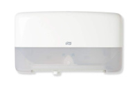 двойной диспенсер для туалетной бумаги в мини-рулонах белый, Т2, 1/1 арт.555500-60