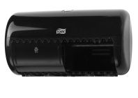 Диспенсер для туалетной бумаги в стандартных рулонах черный, T4,  1/8 арт.557008-60