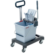 Vileda УльтраСпид Про:одноведерная система с транспортировочной ручкой,голубой,25 л 1/1, арт.149158