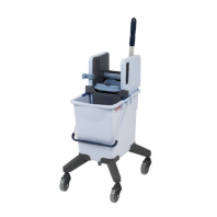 VILEDA УльтраСпид ведро 25л с верт. отжимом, на колесах , голубой, 25 л 1/1, арт.51654 (127935)