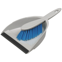 Мягкая ручная щетка и совок, синий, 30 см 1/1, арт. 100268