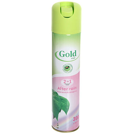 Освежитель воздуха Gold Wind After rain 300 мл. артикул 245606