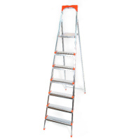 Стремянка оцинк. сталь 7 ступ. (высота площадки: 1.45м; рабочая высота 3,5м) 1/1 арт 1803024