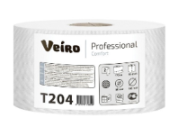 VEIRO Туалетная бумага в средних рулонах, Comfort, белый, 2 сл. 170м 1/12 арт.T204