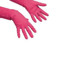 Vileda Резиновые перчатки многоцелевые красные XL 1/10, арт.174348 старый 102589